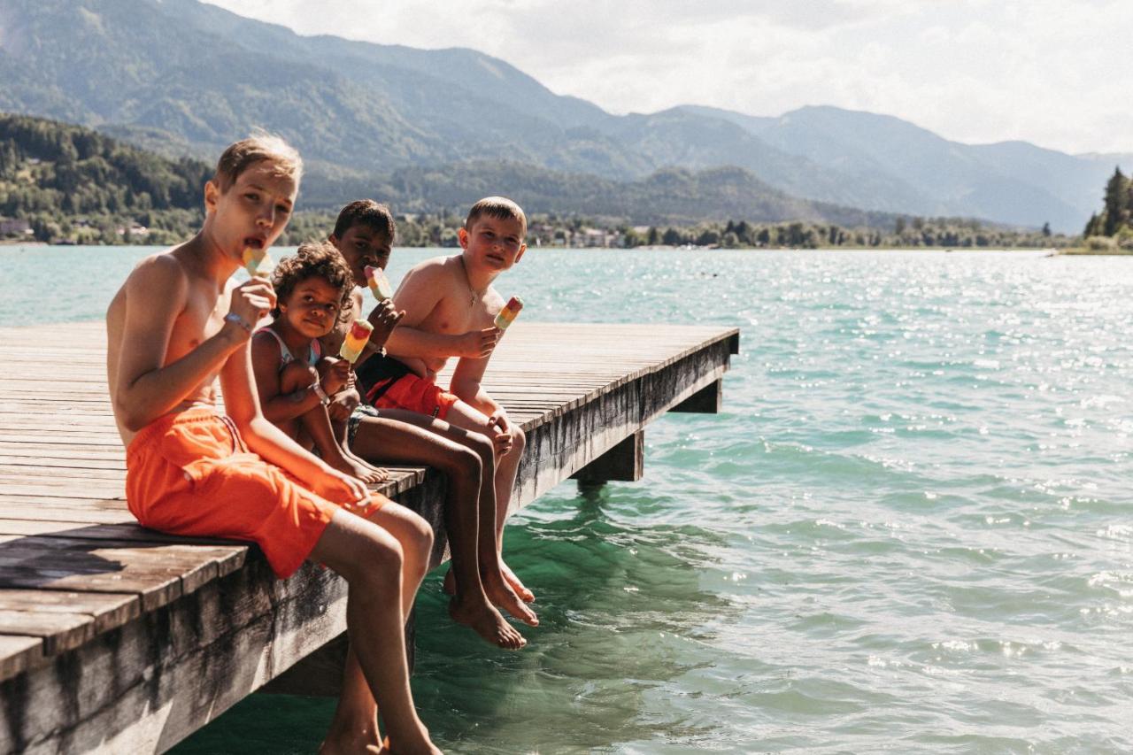 Naturel Hoteldorf Seeleitn Faak am See Bagian luar foto